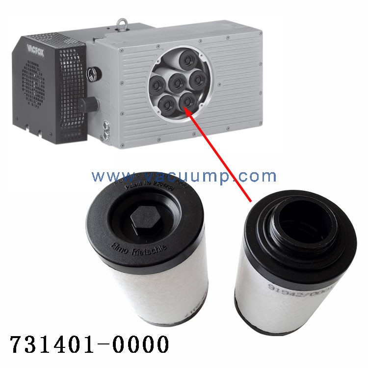 VC200/300 Exhaust filter PN/731401 Oil Separator Element For Elmo Rietschle Vacuum Pump