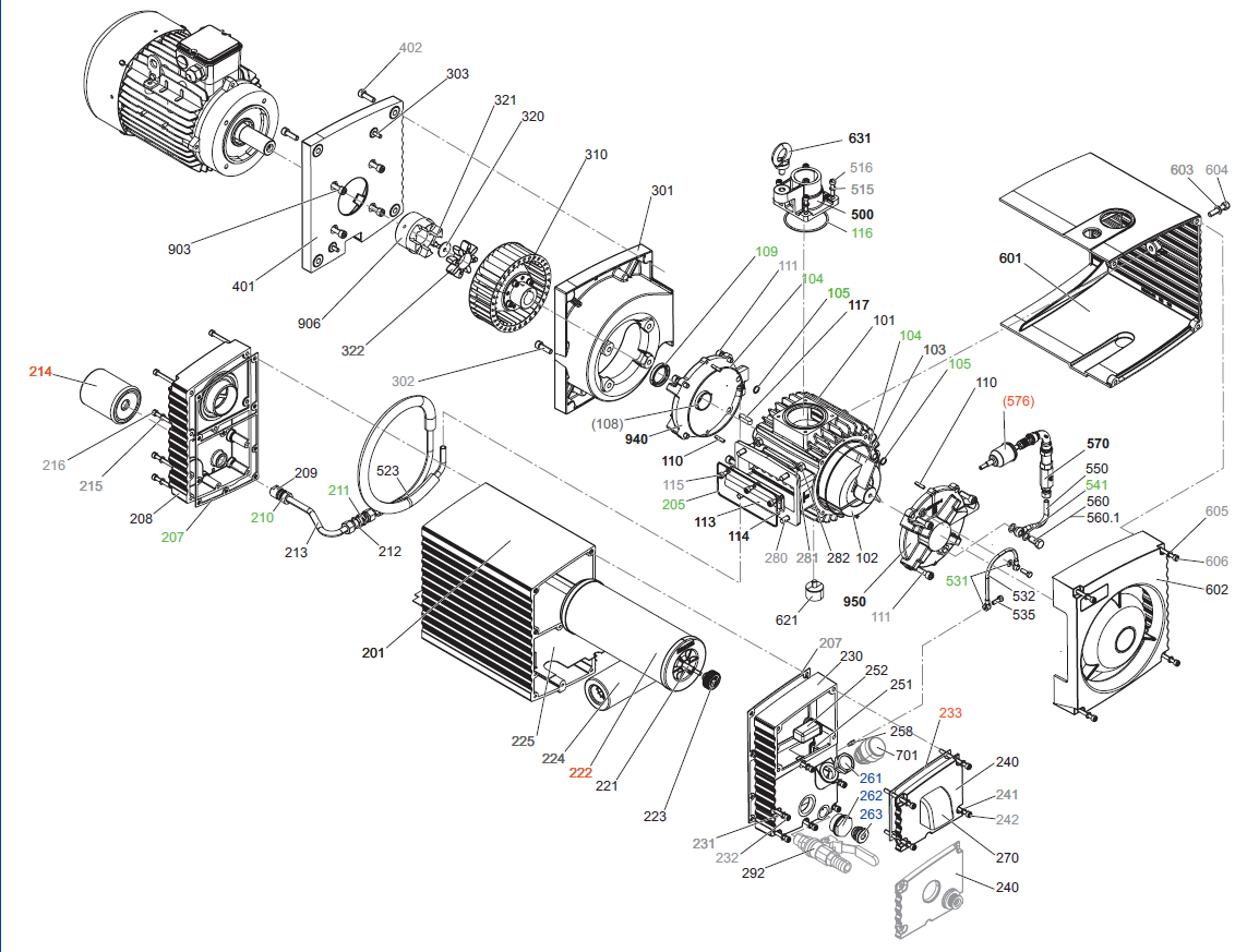 U5.100 Fiber Vanes PN/900510 00003 For BECKER Vacuum pumpU5.70/100/200
