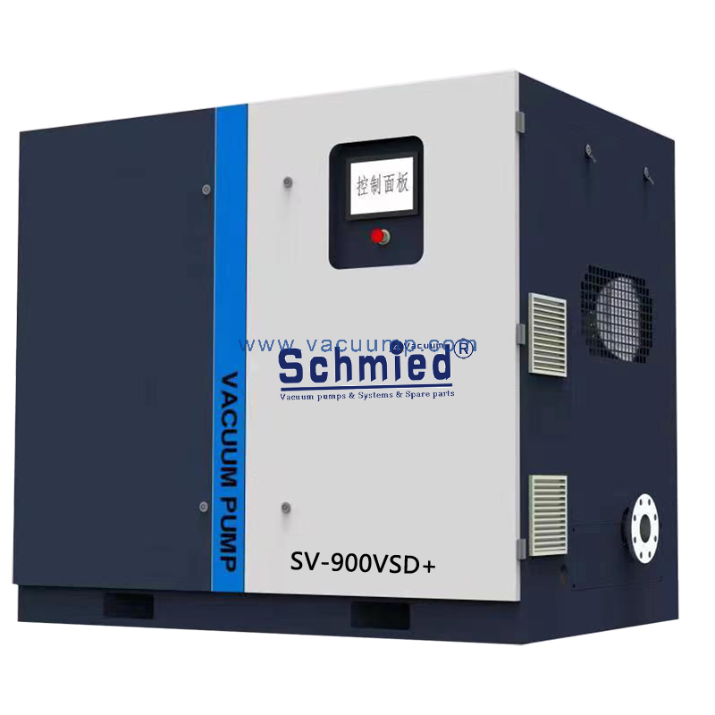 Oil screw vacuum pump photovoltaic lithium battery industry large flow dry vacuum pump