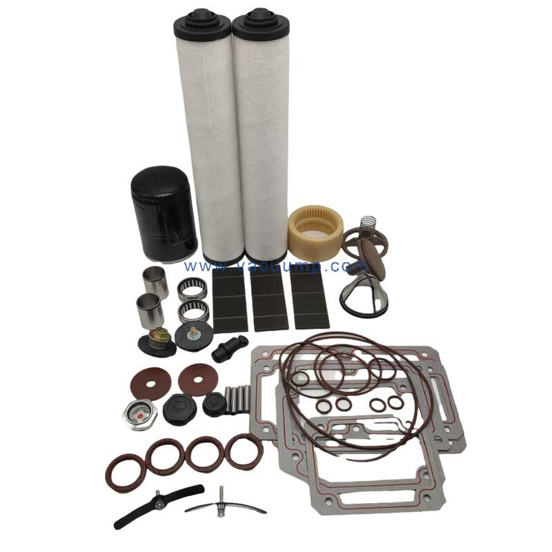 RA0160 RA0202D Overhaul Kit 0993516588 With Filter Vanes Seal Repair Parts For BUSCH Vacuum Pump