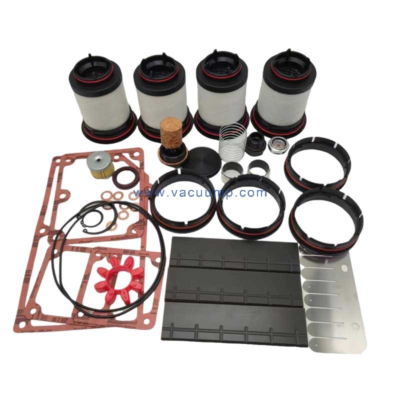 VC100 -VC150 Overhaul Kit Wearing parts With Filter Vanes Seal Repair Parts For Elmo Rirtschle Vacuum Pump