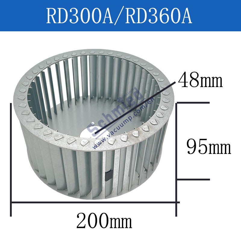 RD0300-360A Radiator Cooling Fan PN0525569353 Vacuum Pump Turbine Fan Repair Kit Parts For BUSCH