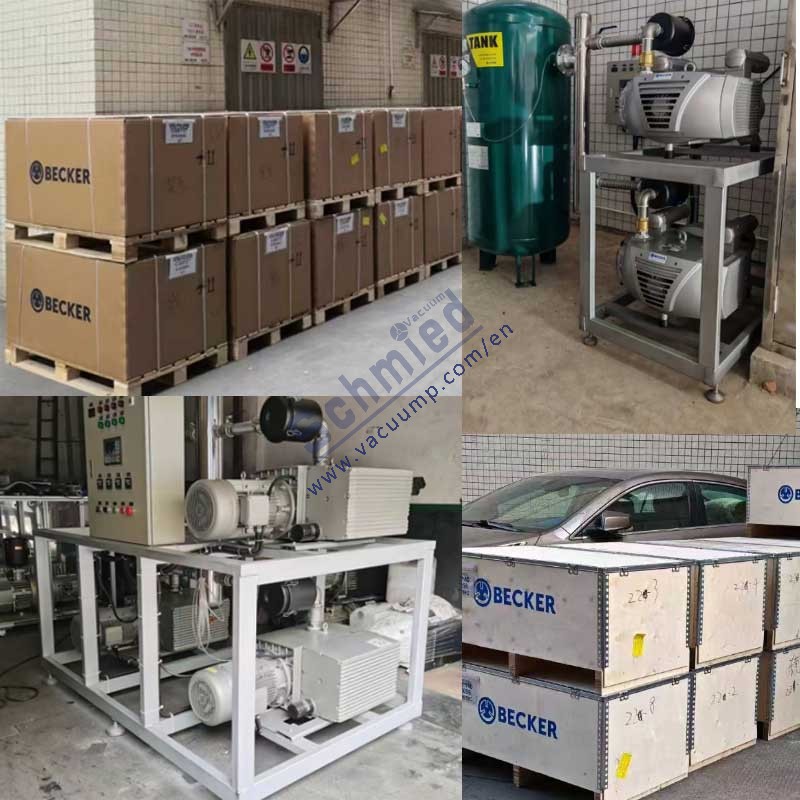 O5.21 BECKER Original Dry rotary vane vacuum pump Made in Germany