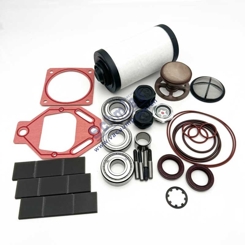 KB/KC0040D Overhaul Kit 0993121240 With Filter Vanes Seal Repair Parts For BUSCH Vacuum Pump