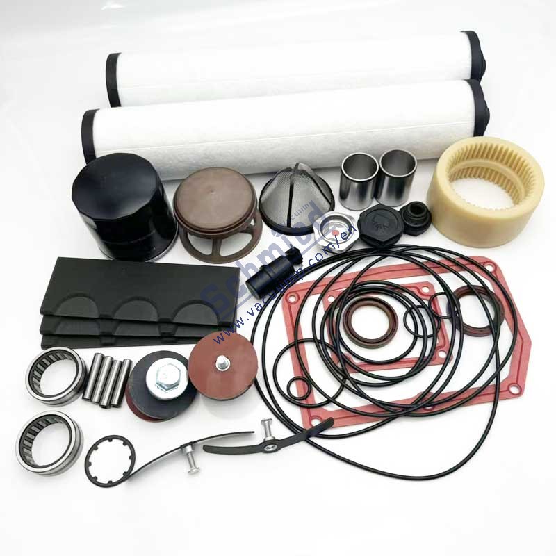 RA0155A Overhaul Kit PN 0993563150 With Filter Vanes Seal Repair Parts For BUSCH Vacuum Pump