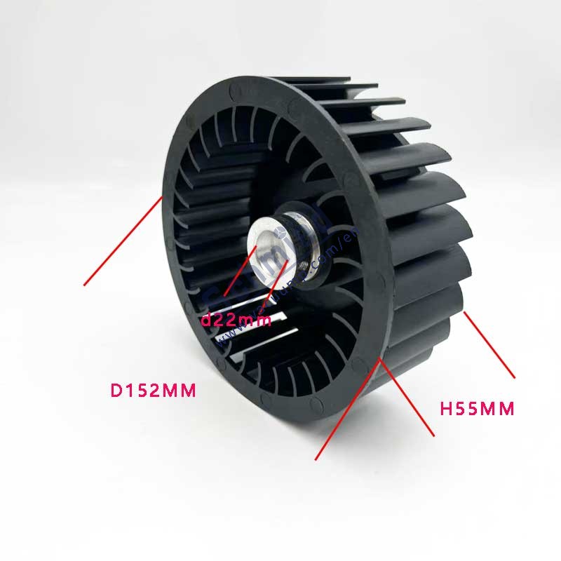 SV100B SV120B GVS100A Cooling Turbine Fan PN: 71417080 For Sogevac Leybold