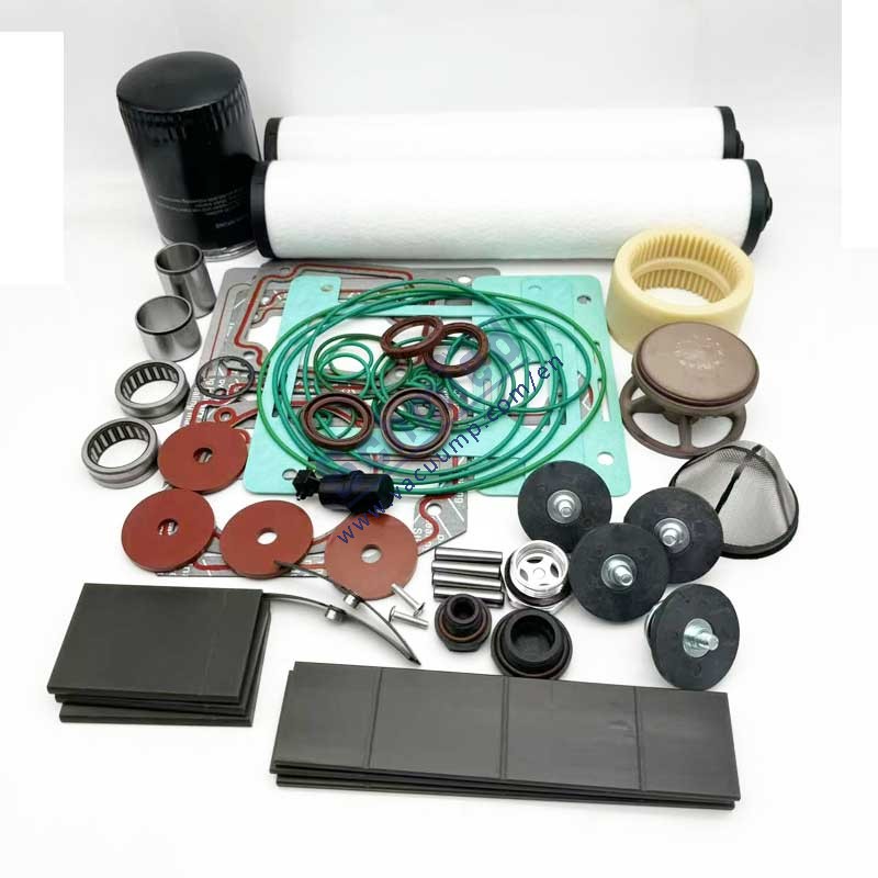 CB250 Overhaul Kit PN 0993115019 With Filter Vanes Seal Repair Parts For BUSCH Vacuum Pump