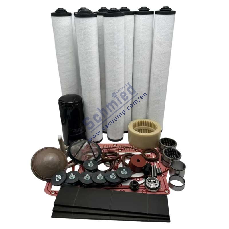 RA0502 Overhaul Kit 993514710 With Vanes Seal Repair Parts For BUSCH Vacuum Pump